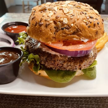 Jimmy Jam's Kale Wraps & Burgers restaurant in Atlanta