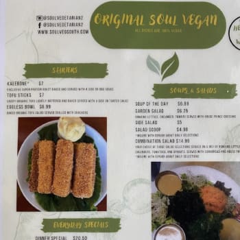 Original Soul Vegan restaurant in Atlanta