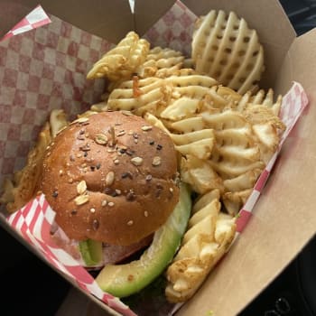 Jimmy Jam's Kale Wraps & Burgers restaurant in Atlanta